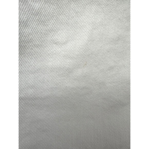 Gap Classic White Denim Jean Jacket Size L Trucker Style Womens Preppy Stretch - Picture 4 of 11